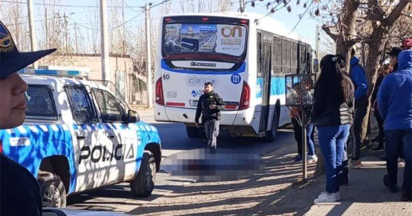 Murió un hombre alcoholizado atropellado por un colectivo tras tropezar
