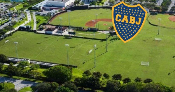 Así es el búnker de Boca en Miami: un campus universitario teñido de azul y oro Así es el búnker de Boca en Miami: un campus universitario teñido de azul y oro