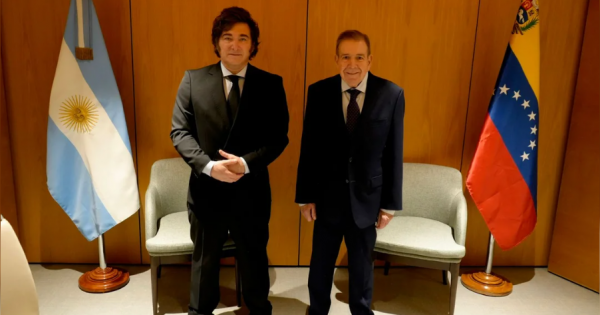 Milei se reunió con Edmundo González Urrutia en Madrid: de qué hablaron