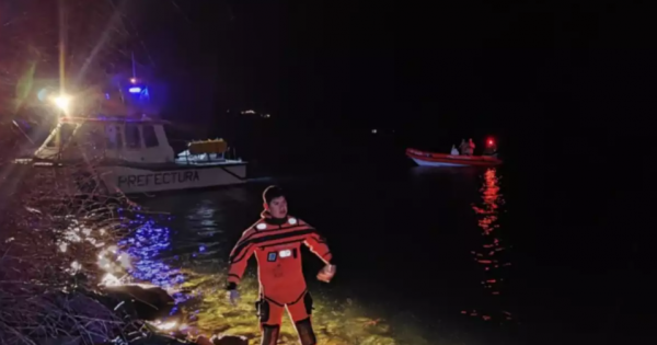 Confirmaron que solo una persona viajaba en la camioneta que cayó al Lago Lácar