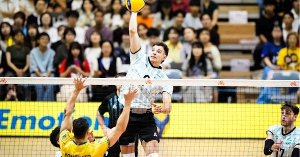 Argentina perdió con Brasil en el arranque de la tercera semana de la VNL