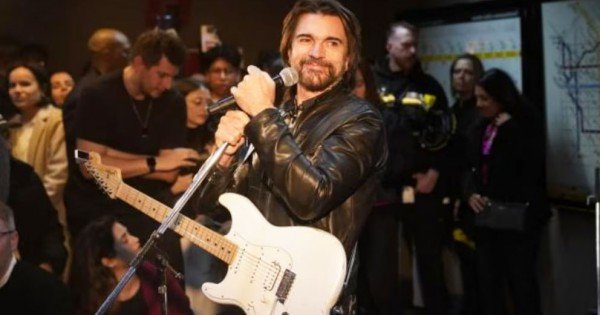 La sorpresa de Juanes: un show improvisado en el subte de Buenos Aires La sorpresa de Juanes: un show improvisado en el subte de Buenos Aires