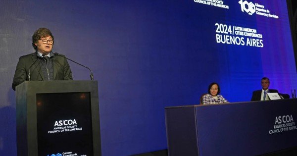 Javier Milei y los empresarios, cara a cara en el Council de las Américas 2025