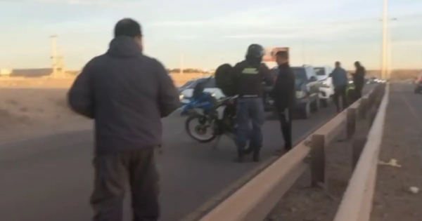 Un accidente múltiple en Ruta 7 genera largas demoras y caos vehicular Un accidente múltiple en Ruta 7 genera largas demoras y caos vehicular