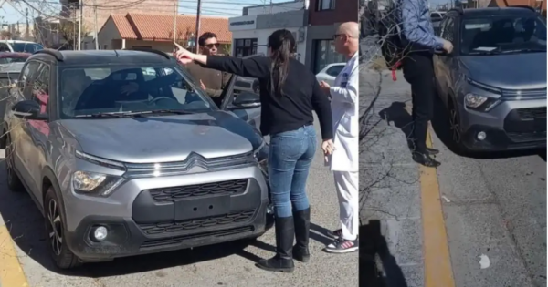 Un auto bloqueó el acceso a una clínica neuquina y dejó sin atención a pacientes oncológicos