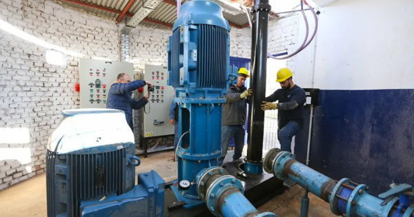 EPAS refuerza el suministro de agua potable con nuevas bombas en el río Limay EPAS refuerza el suministro de agua potable con nuevas bombas en el río Limay