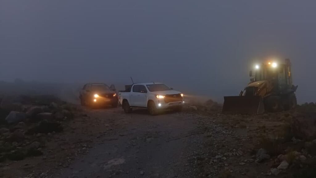 Rescataron a un turista brasileño varado cerca de Campo de Piedra Pómez