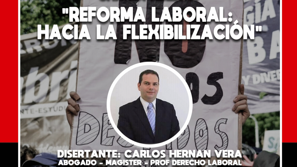 Invitan a una charla abierta sobre la reforma laboral