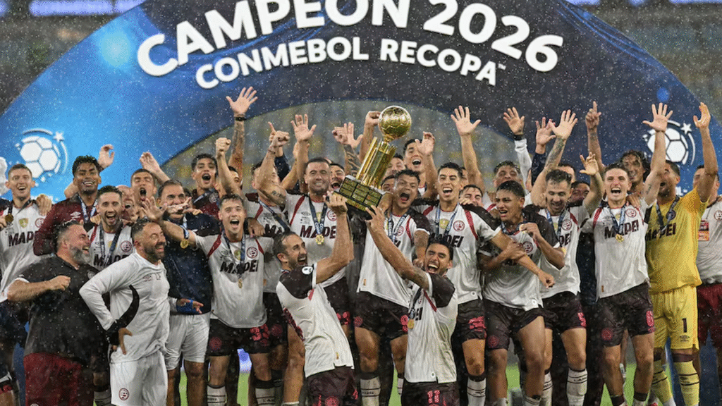 Lanús histórico: ganó en el Maracaná y obtuvo la Recopa Sudamericana Lanús histórico: ganó en el Maracaná y obtuvo la Recopa Sudamericana
