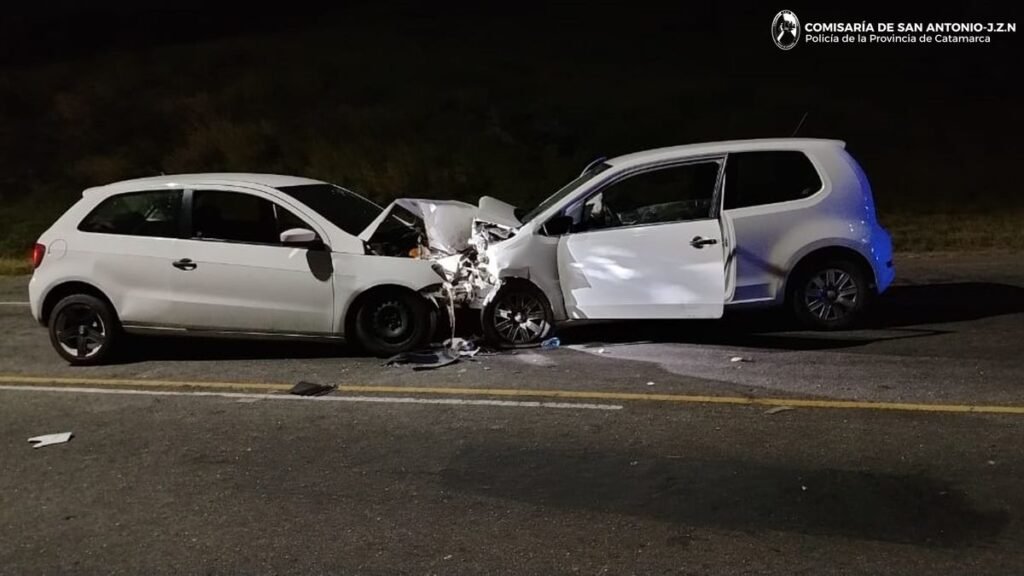 Murió un joven de 25 años en un choque frontal en Fray Mamerto Esquiú