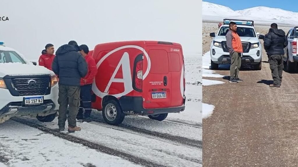 Rescatan a tres personas en Antofagasta de la Sierra