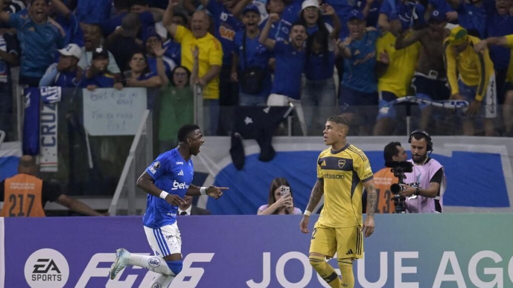 Boca se quedó sin invicto ante Cruzeiro y es escolta