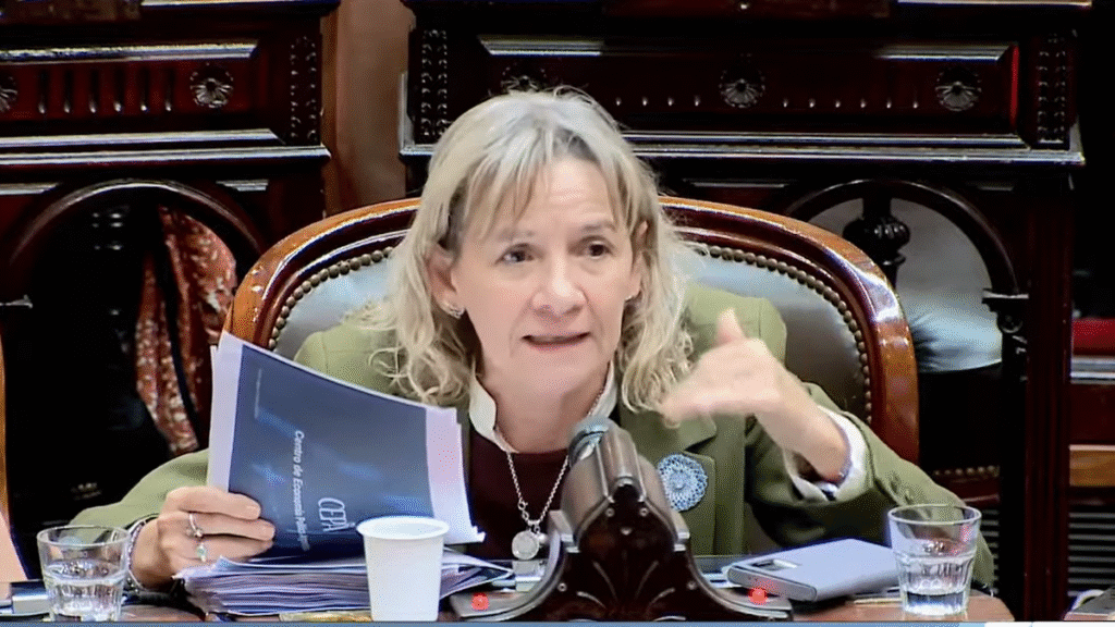 Palladino a Adorni: “Parece que estamos en una realidad paralela”