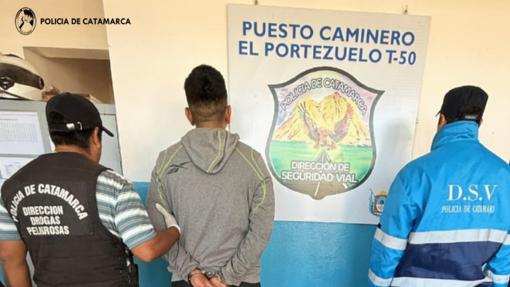Secuestran más de 2 kilos de marihuana en Valle Viejo y detienen a un hombre