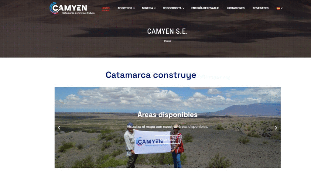 CAMYEN habilita plataforma digital para acceder a su cartera de propiedades mineras y asociarse