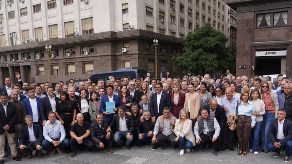 Intendentes analizan denunciar a Caputo por la retención de fondos viales