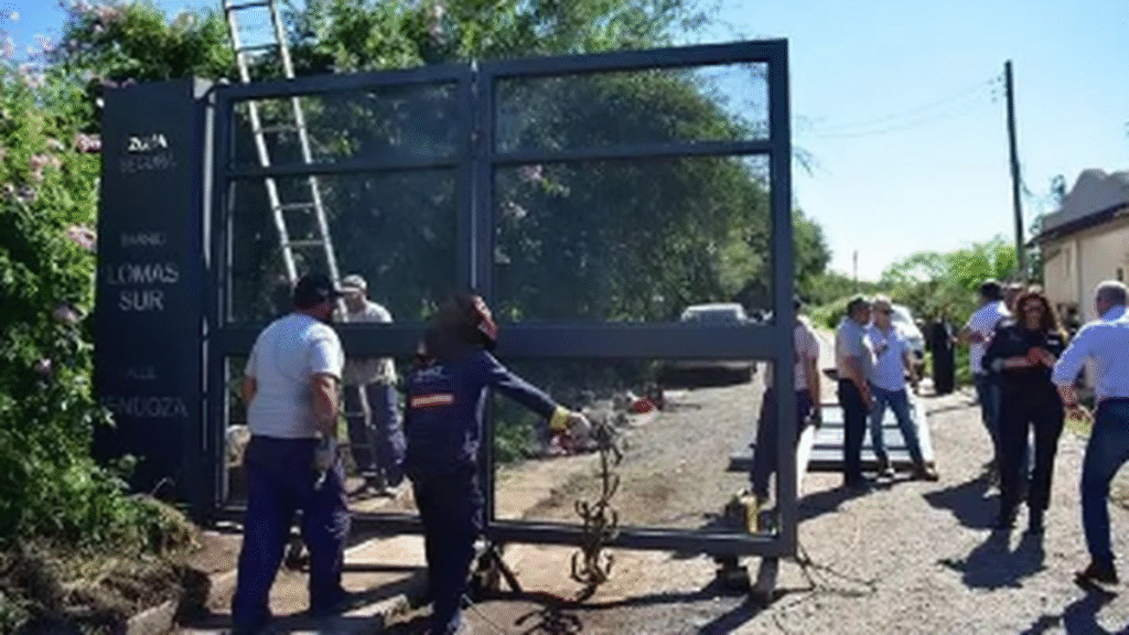 Villa Allende cierra calles por  inseguridad