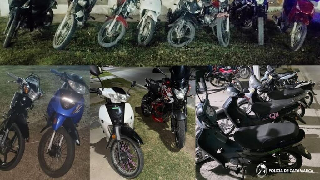 Secuestran 27 vehículos y detienen a siete personas en operativos policiales en Catamarca