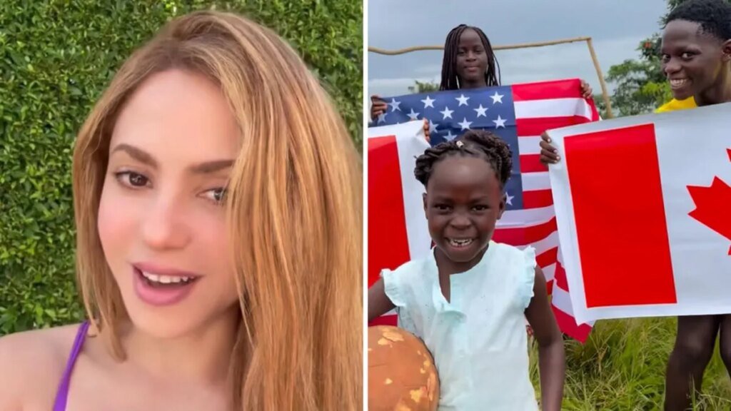 Shakira invitó a un grupo de niños de Uganda como bailarines del show de medio tiempo