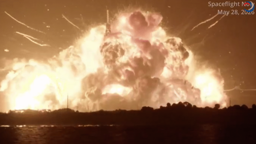 Video: explotó el cohete New Glenn de Blue Origin durante un ensayo de motores Video: explotó el cohete New Glenn de Blue Origin durante un ensayo de motores