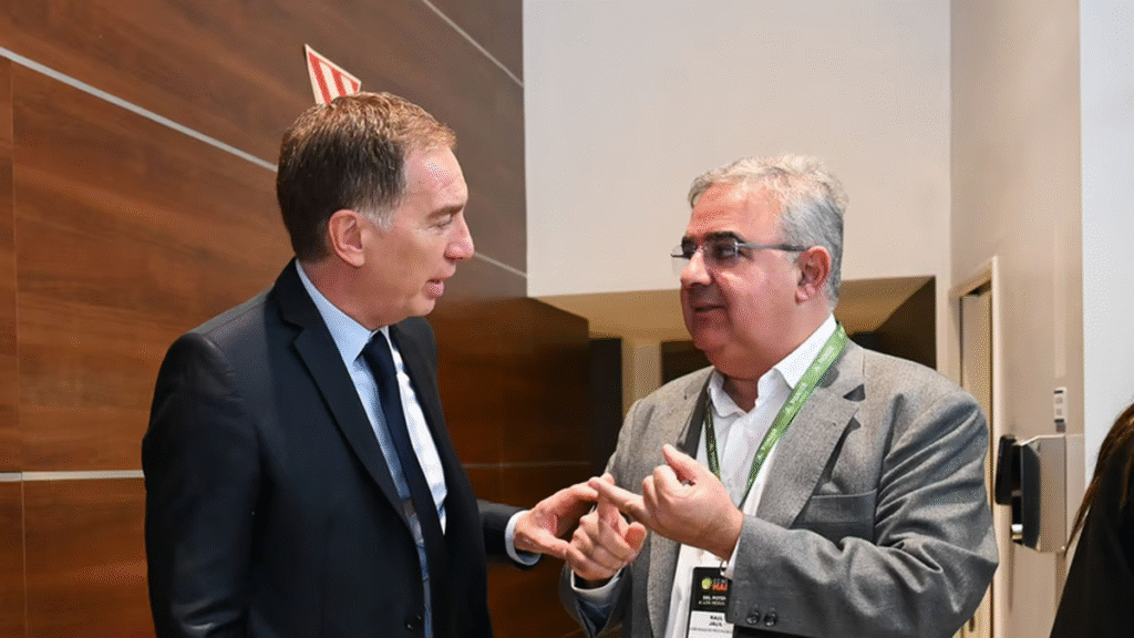 En busca de consenso por la reforma electoral, Santilli teje alianzas con Raúl Jalil En busca de consenso por la reforma electoral, Santilli teje alianzas con Raúl Jalil