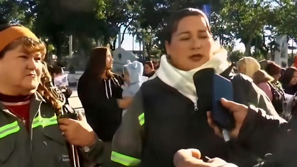 Protesta frente al Palacio Municipal: reclamo por estabilidad laboral