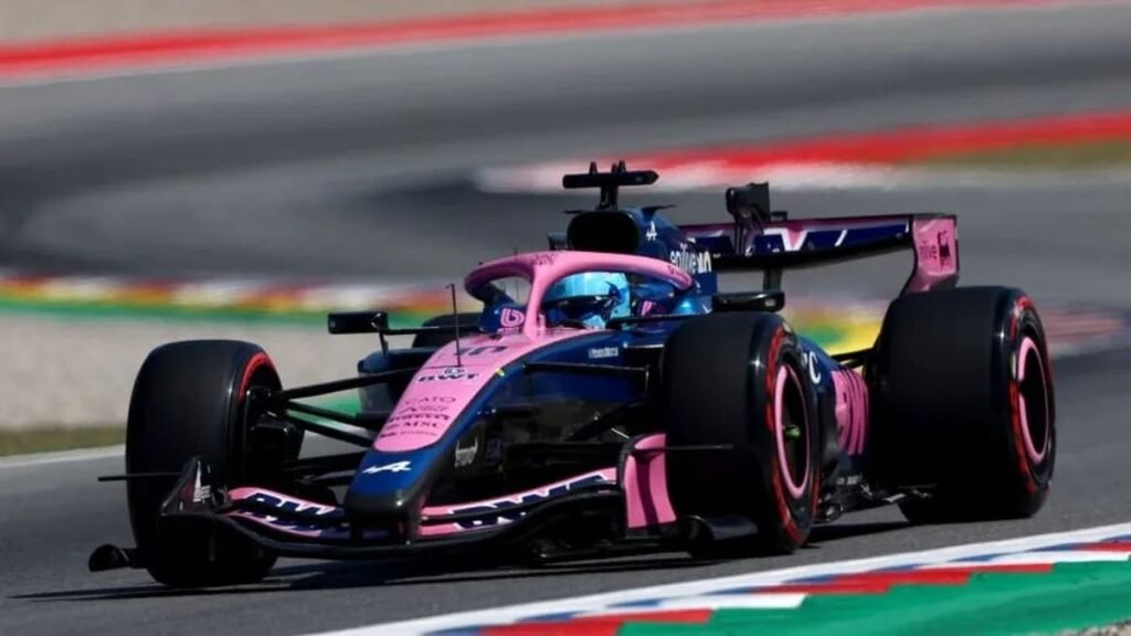 Colapinto terminó octavo en el Gran Premio de Barcelona  y Hamilton ganó por primera vez en Ferrari