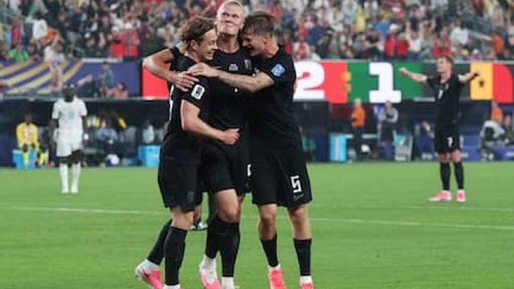 Noruega le ganó 3-2 a Senegal y clasificó
