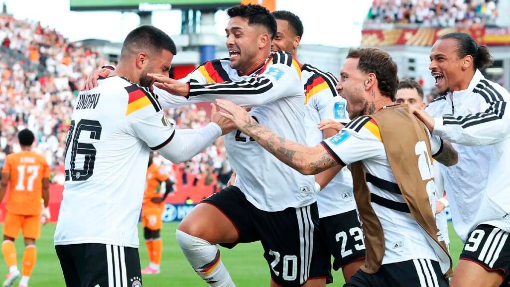 Alemania ganó sobre la hora y se clasificó a los 16vos de final