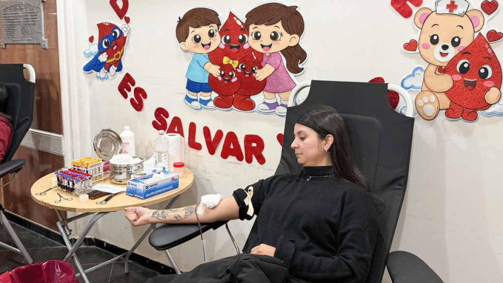 Salud realiza acciones de concientización por el Día Mundial del Donante de Sangre