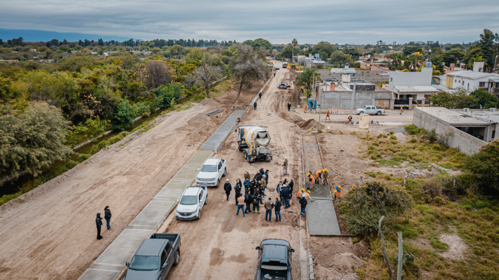 Se iniciaron los trabajos de urbanización en el barrio 140 Viviendas de Valle Viejo