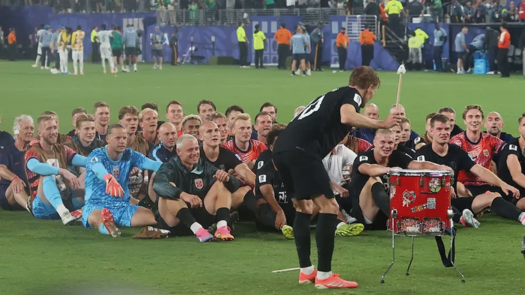“Remo vikingo”: el festejo viral de Noruega en el Mundial