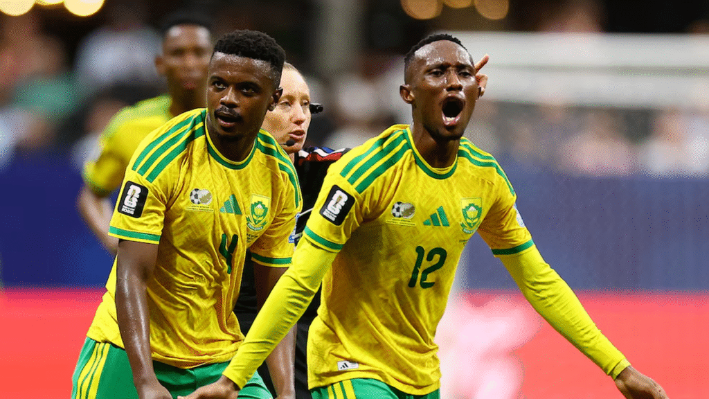 Sudáfrica ganó y logró  la clasificación a 16vos