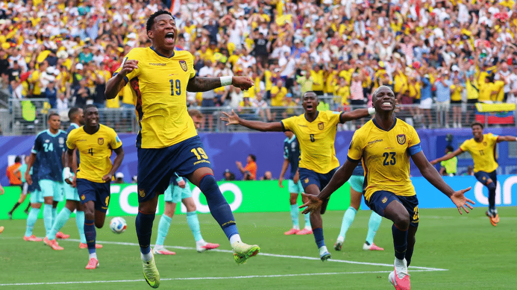 Ecuador venció a Alemania y quedó a un paso de los 16avos de final