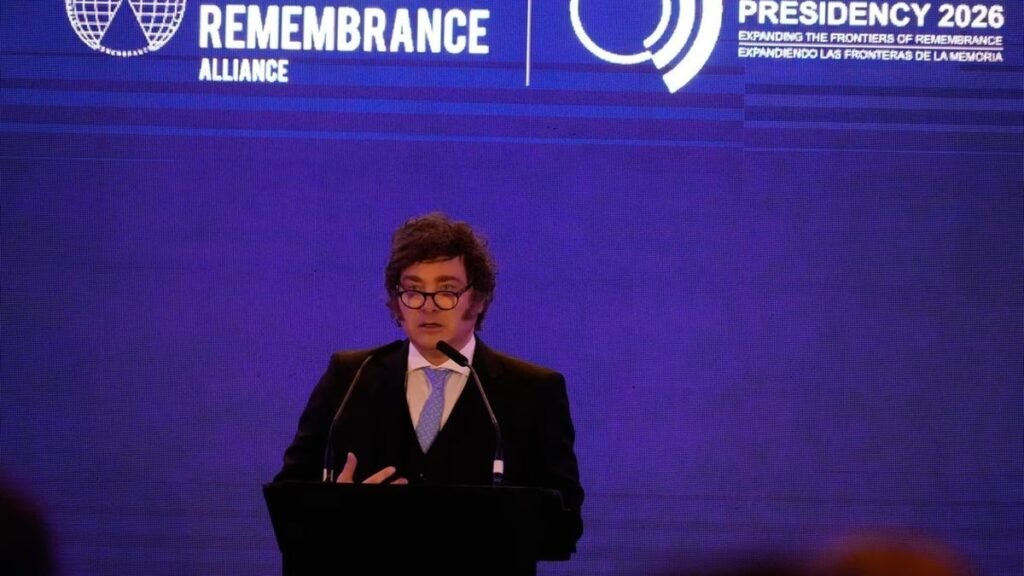 Milei encabezó un plenario para la memoria del Holocausto