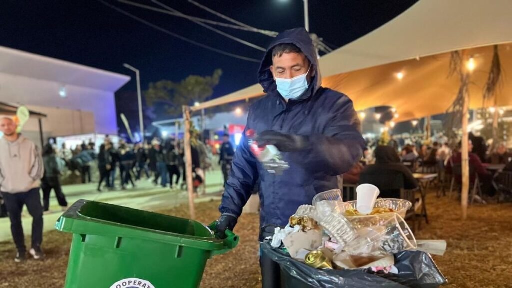 Recuperaron más de 23 toneladas de residuos en la Fiesta del Poncho