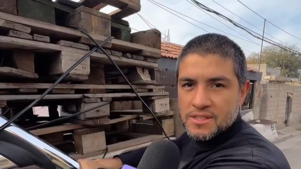 Figueroa entregó materiales y alimentos en el barrio San Martín