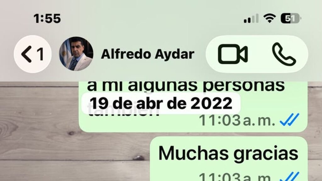 Aldana Donato, al cruce: “Aydar miente, fue él quien se comunicó conmigo”
