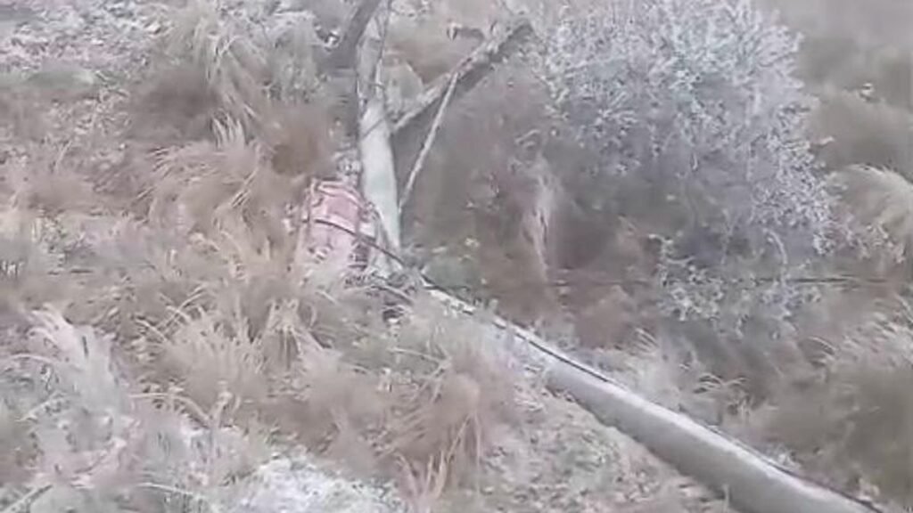 Vecinos de Ancasti llevan más de 32 horas sin energía por la nevada