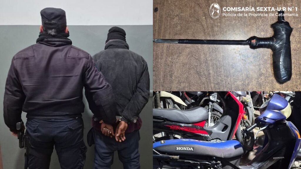Una motocicleta que había sido robada fue recuperada