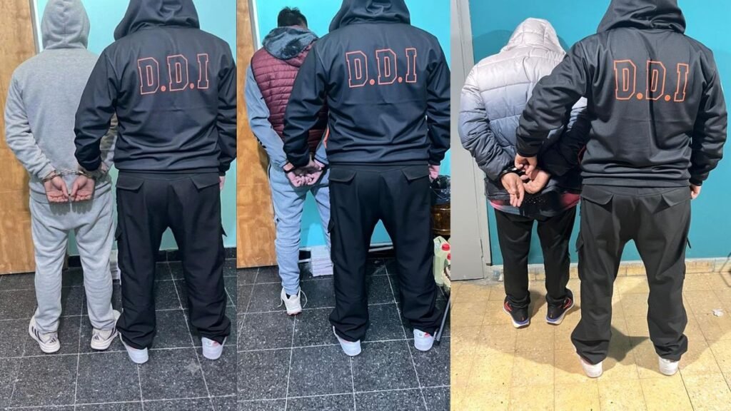 Tres arrestados por hechos de violencia