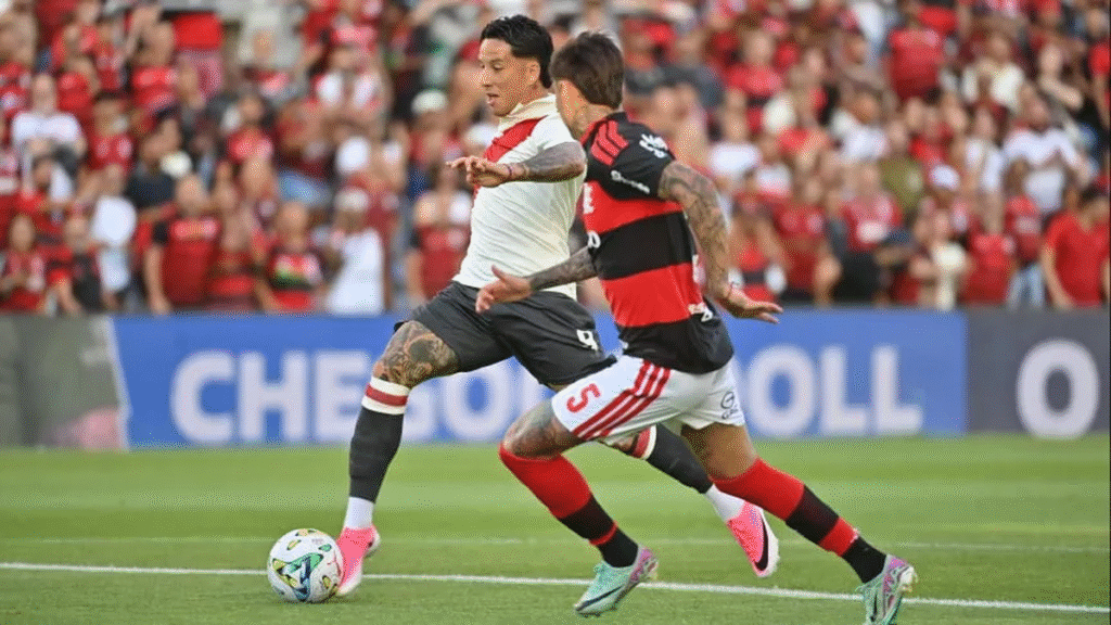 River y Flamengo empatan en un amistoso internacional