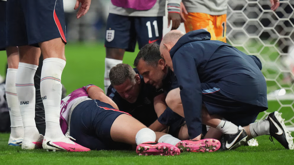 Jordan Henderson se lesionó en pleno festejo de Inglaterra y preocupa su presencia en el Mundial