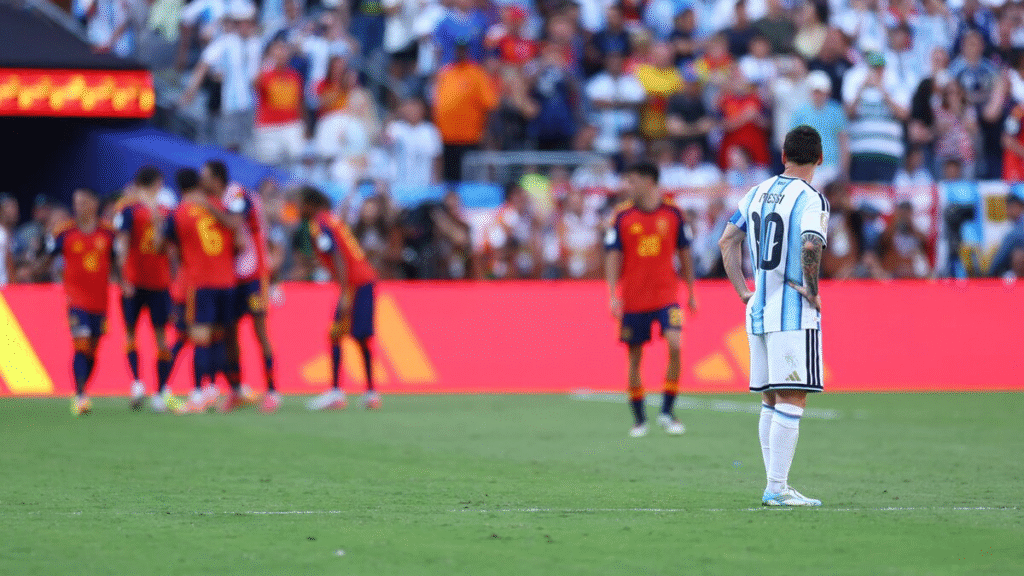 Argentina cayó ante España en el alargue y no pudo lograr el bicampeonato
