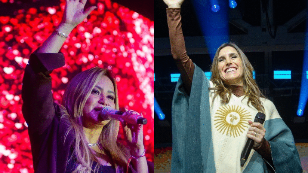 La Sole y Karina, grandes protagonistas de la tercera luna del Poncho 2026