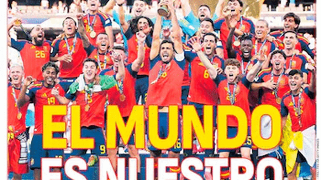 Así reflejó la prensa mundial la consagración de España ante Argentina