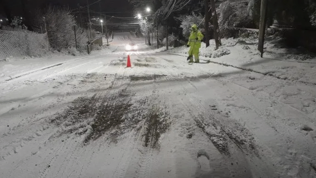 Bariloche, en emergencia climática por el temporal de nieve