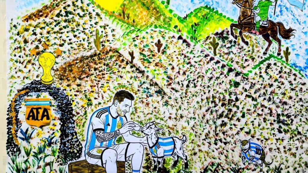 El concurso “Murales Mundialistas” moviliza a decenas de escuelas de La Paz