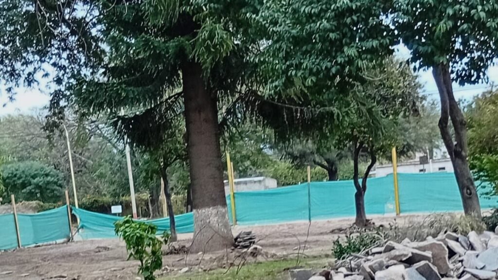 Inquietud vecinal por obras de remodelación  en una plaza histórica