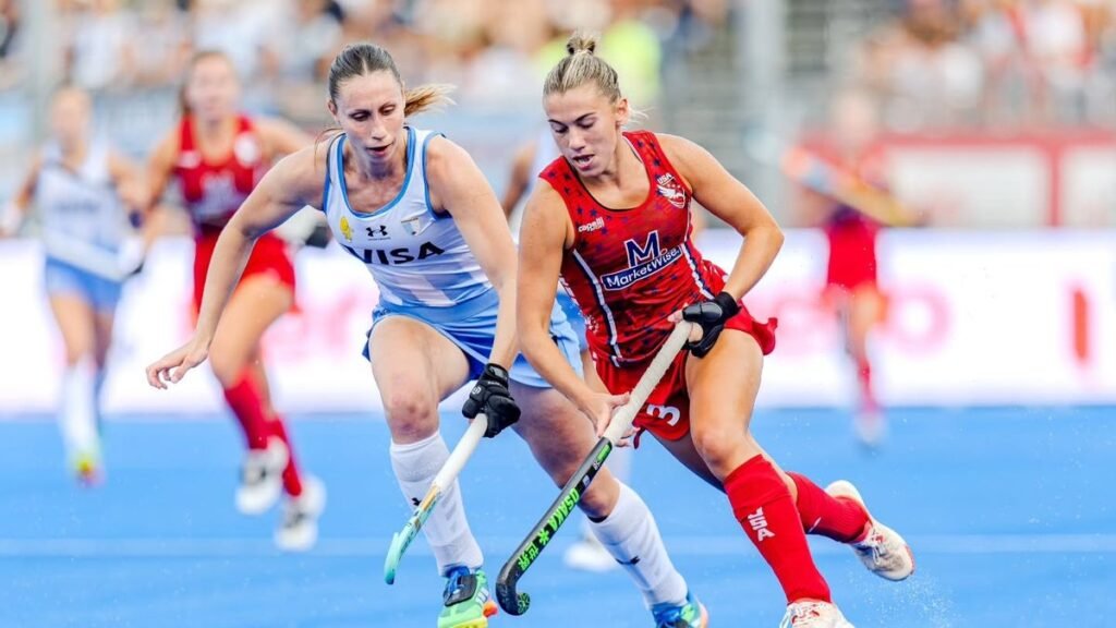 Las Leonas empataron ante Estados Unidos en su debut